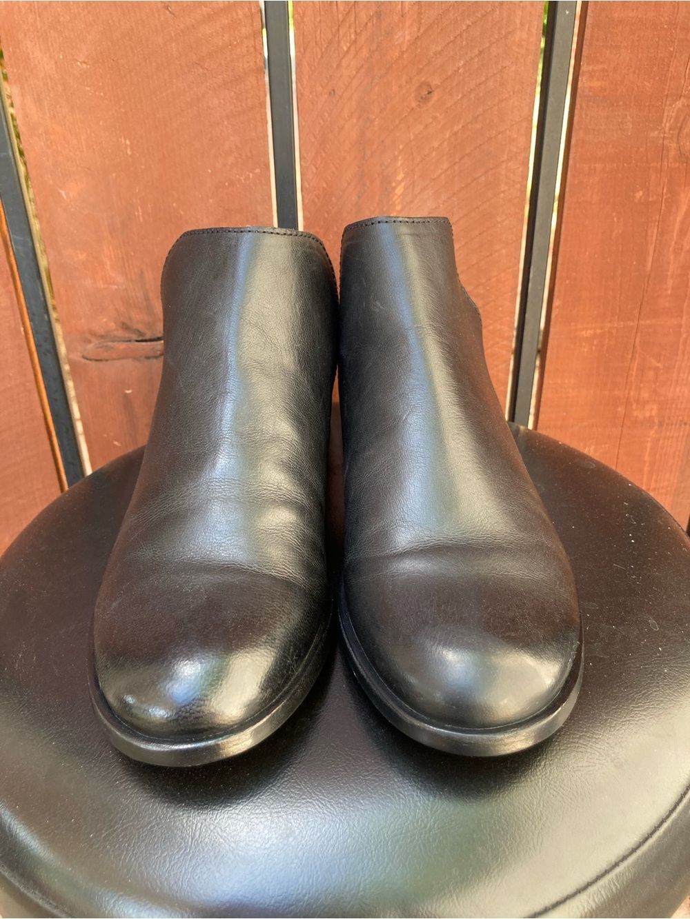 frye elyssa shootie black leather bootie size 8M NEW - Picture 3 of 10